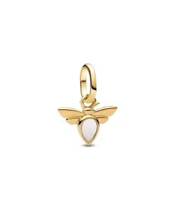 White Bee Mini Dangle Charm