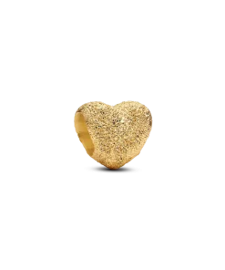 Textured Heart Mini Charm