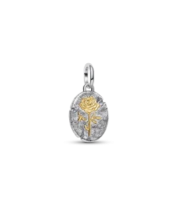 Rose Medallion Charm