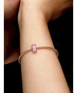 Alternative view of Pink Pavé Clip Charm