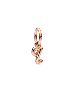 FINAL SALE - Letter Q Script Alphabet Dangle Charm