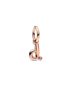FINAL SALE - Letter D Script Alphabet Dangle Charm