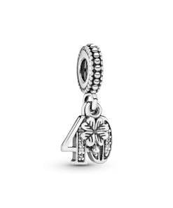 40th Celebration Dangle Charm