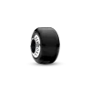 Black Mini Murano Glass Charm