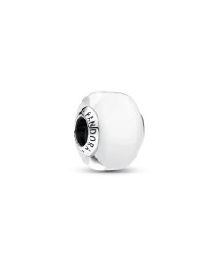 White Mini Murano Glass Charm