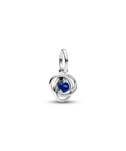 Blue Eternity Circle Dangle Charm