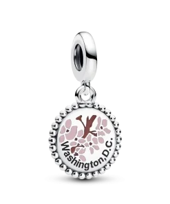 Washington D.C. Cherry Blossom Dangle Charm