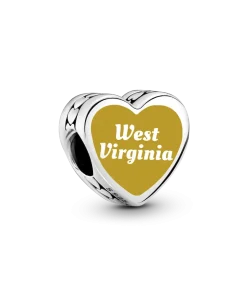 Alternative view of West Virginia Heart Charm