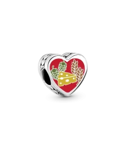 Wisconsin Heart Charm