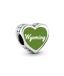 Alternative view of Wyoming Heart Charm