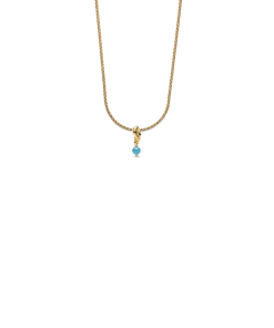 14k Gold Plated December Birthstone Necklace Set