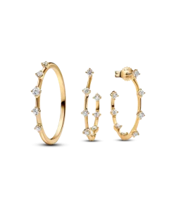 Lab-Grown Diamond Station Earring and Ring Set