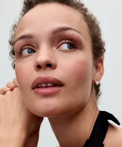 Alternative view of Treated Freshwater Cultured Pearl & Stone Drop Earrings