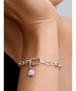 Alternative view of Engravable Evil Eye Murano Glass Mini Dangle Charm