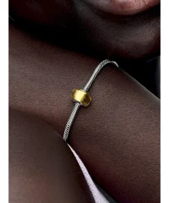 Alternative view of Golden Mini Murano Glass Charm