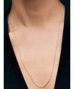 Alternative view of Elongated Link Chain Necklace