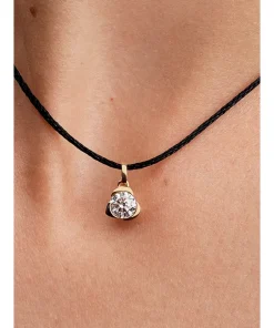 Alternative view of Pandora Talisman 14k Gold Lab-grown Diamond Heart Pendant