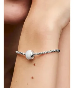 Alternative view of White Mini Murano Glass Charm