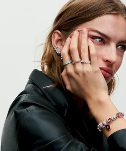 Alternative view of Matte Pink Murano Glass Charm